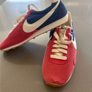 Nike Vibrant Red and Blue Sneakers